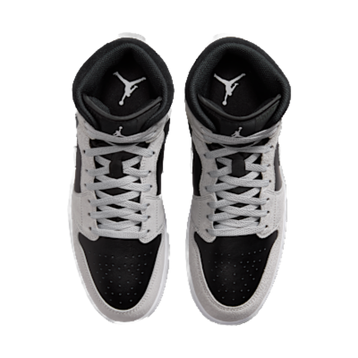 Jordan 1 Mid Light Smoke Grey Black · kolab