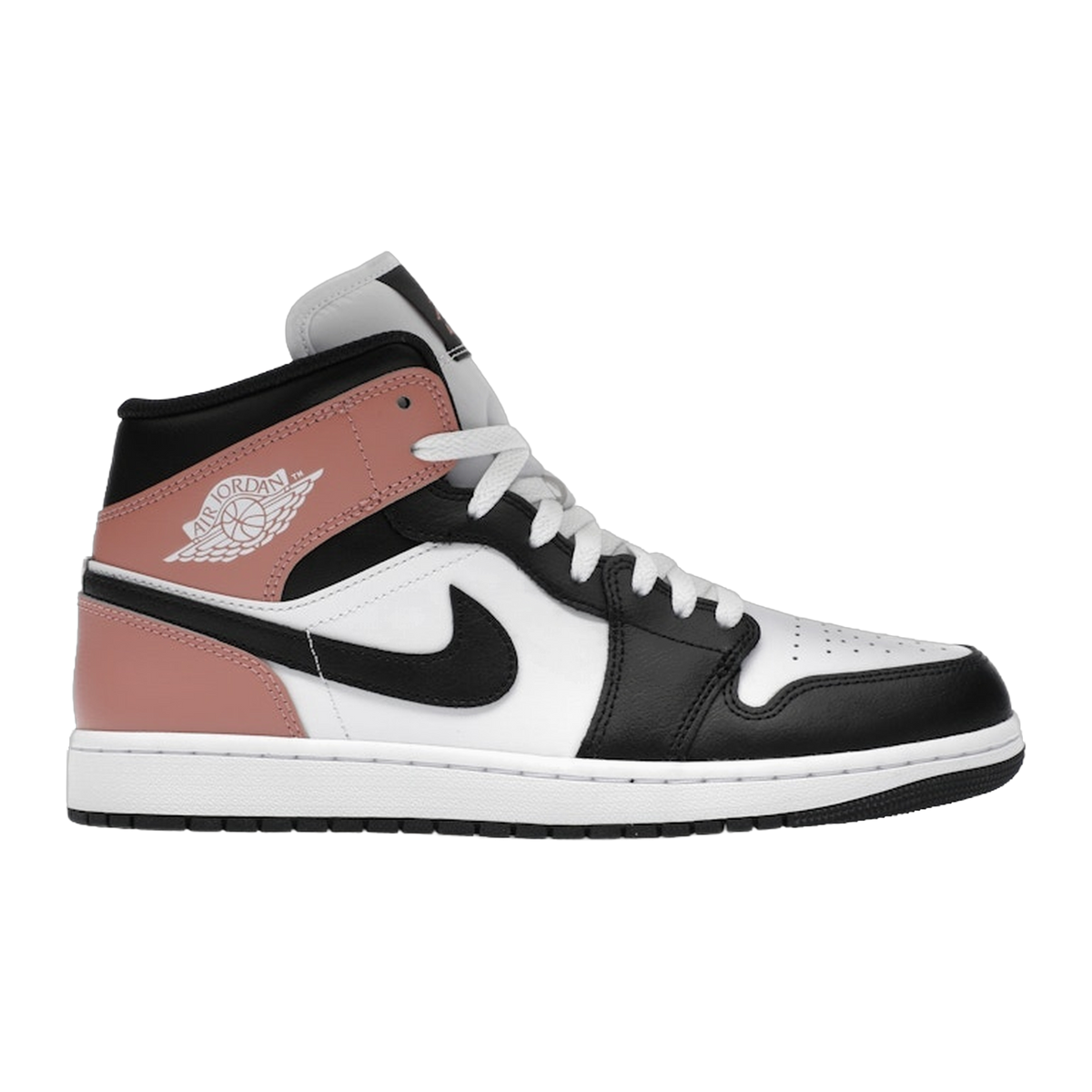 Jordan 1 Mid White Rust Pink Black — kolab