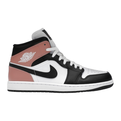 Jordan 1 Mid White Rust Pink Black