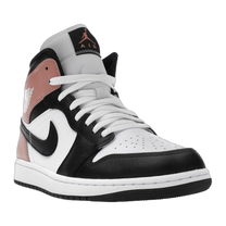 Jordan 1 Mid White Rust Pink Black — kolab