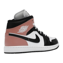 Jordan 1 Mid White Rust Pink Black — kolab