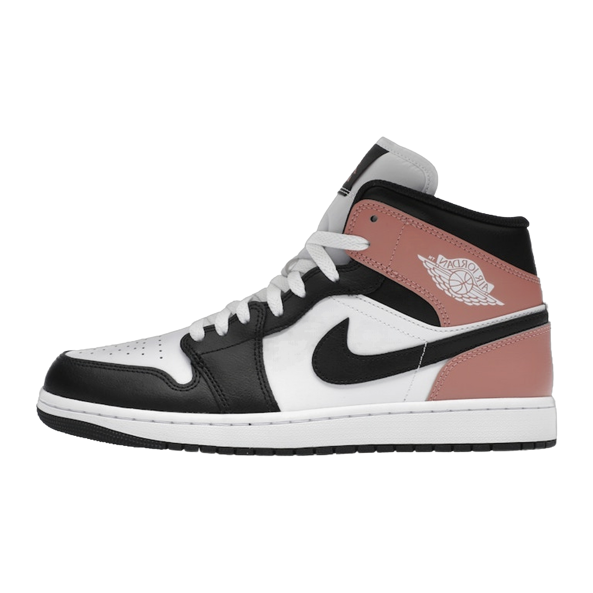 Jordan 1 Mid White Rust Pink Black — kolab