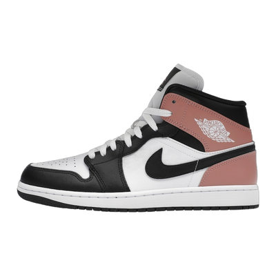 Jordan 1 Mid White Rust Pink Black