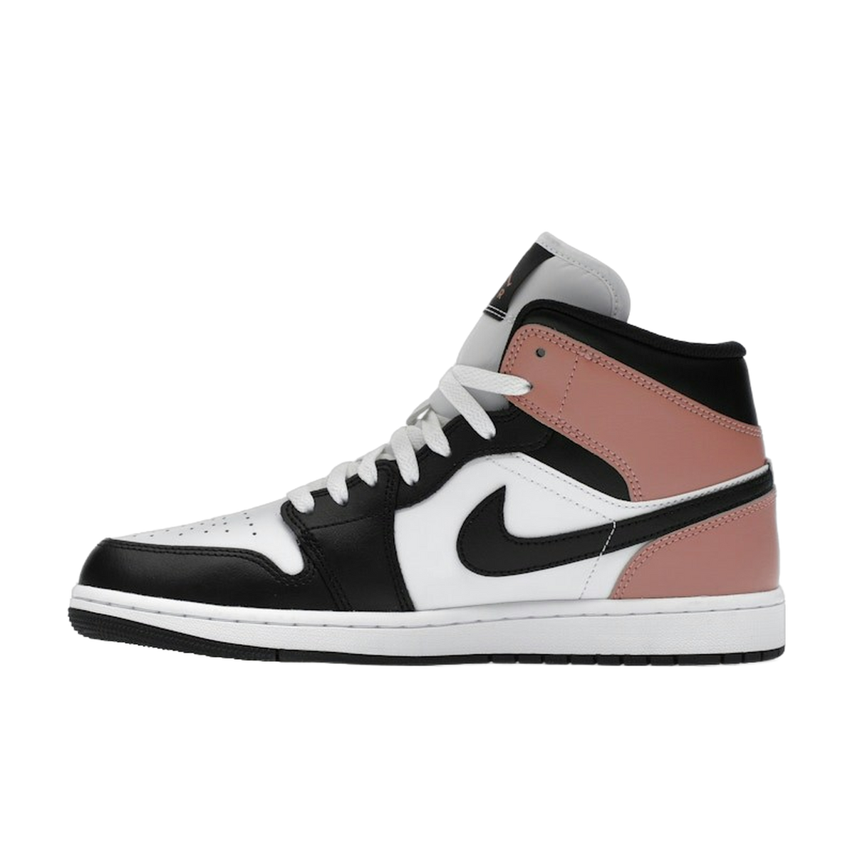 Jordan 1 Mid White Rust Pink Black — kolab