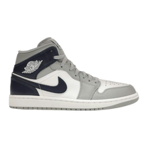 Jordan 1 Mid Wolf Grey Midnight Navy — kolab