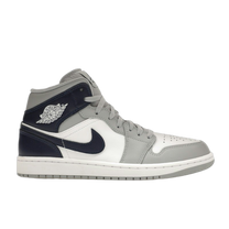 Jordan 1 Mid Wolf Grey Midnight Navy — kolab