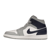 Jordan 1 Mid Wolf Grey Midnight Navy — kolab