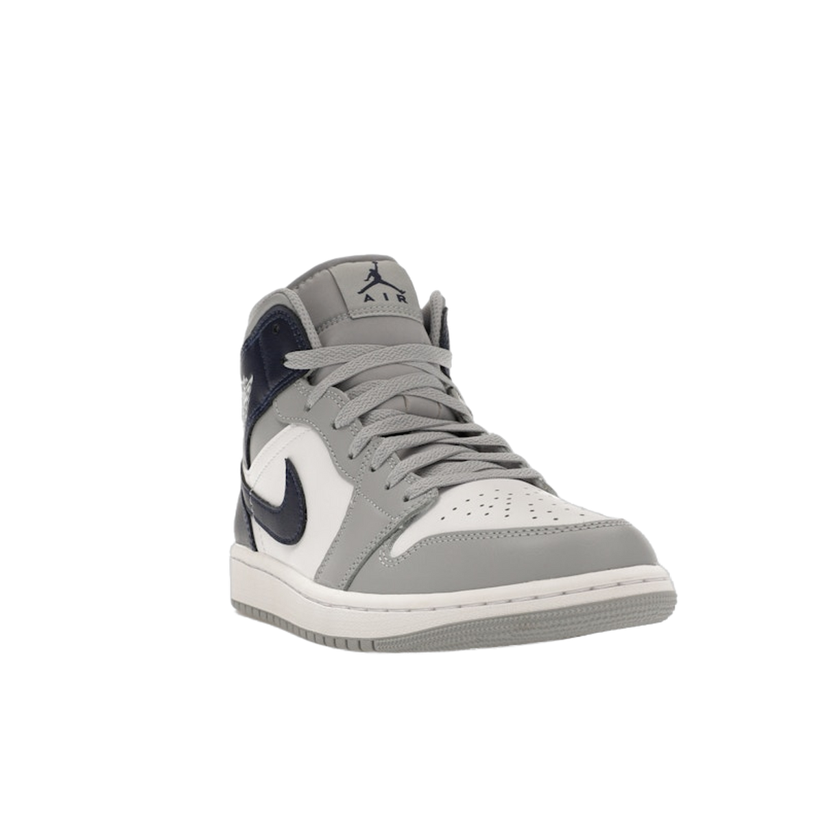 Jordan 1 Mid Wolf Grey Midnight Navy — kolab