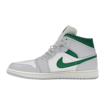 Jordan 1 Mid White Pure Platinum Pine Green — kolab