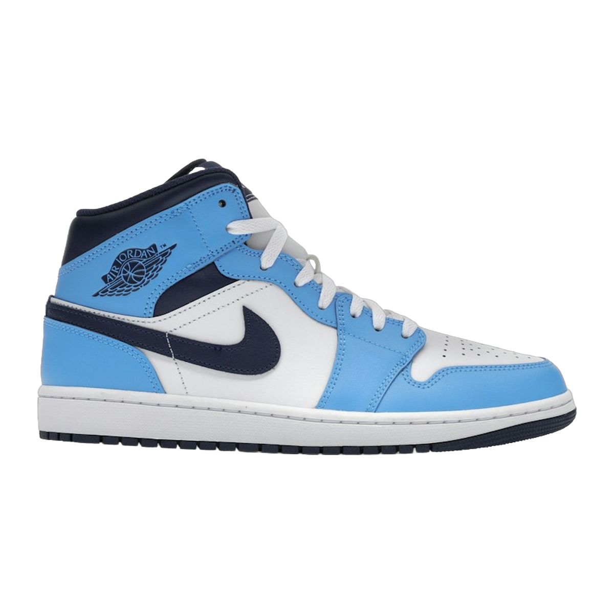 Jordan 1 Mid University Blue Midnight Navy — kolab