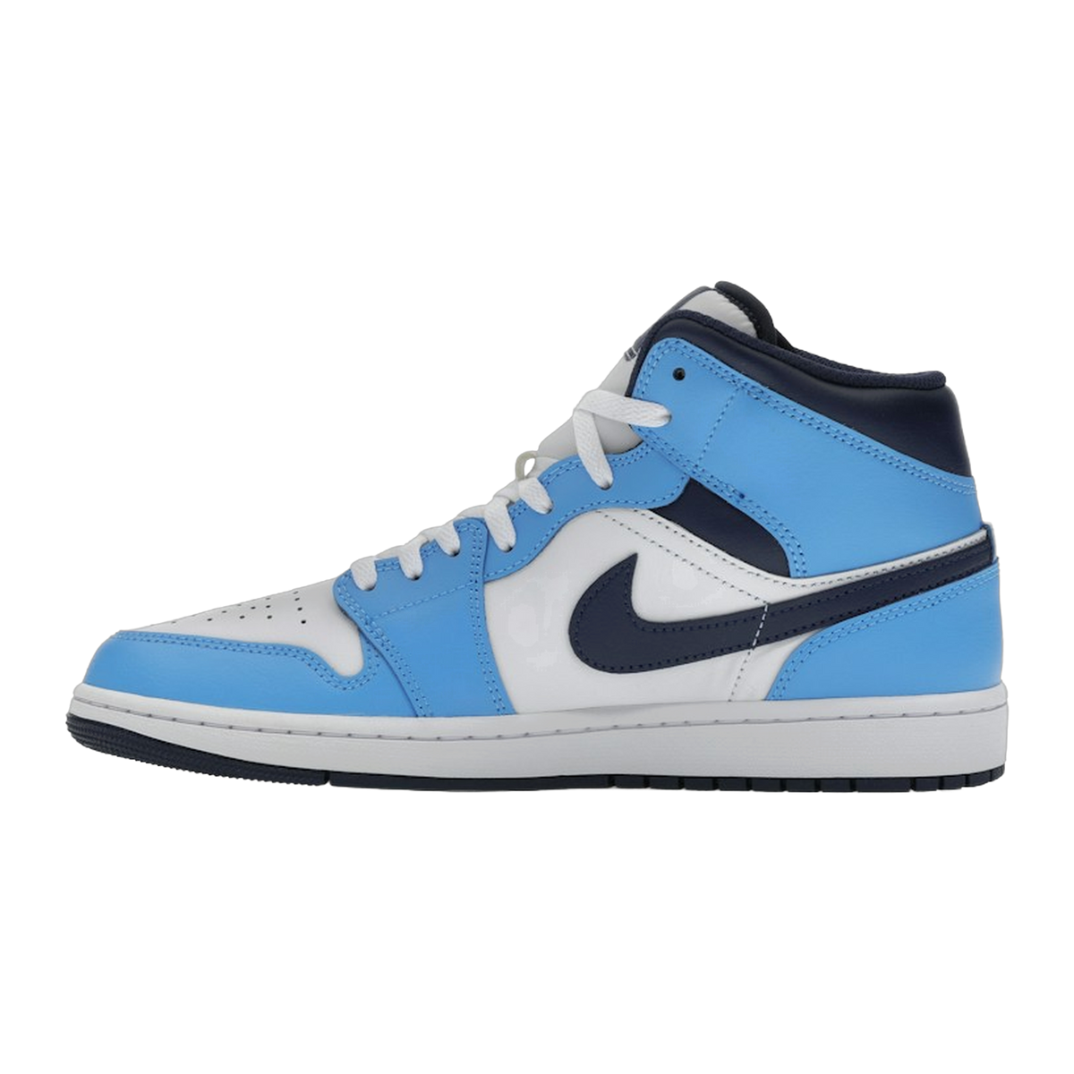 Jordan 1 Mid University Blue Midnight Navy — kolab
