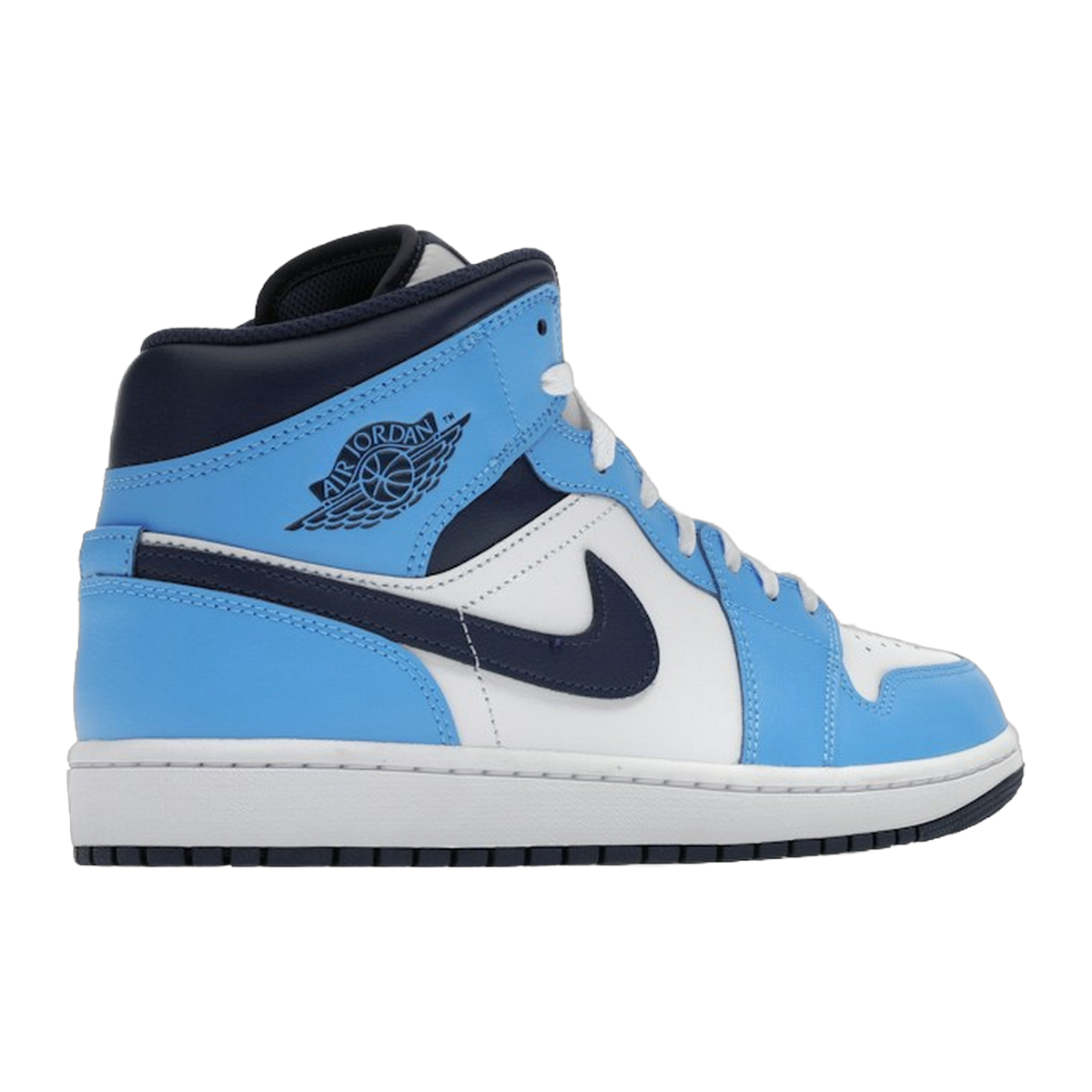 Jordan 1 Mid University Blue Midnight Navy — kolab