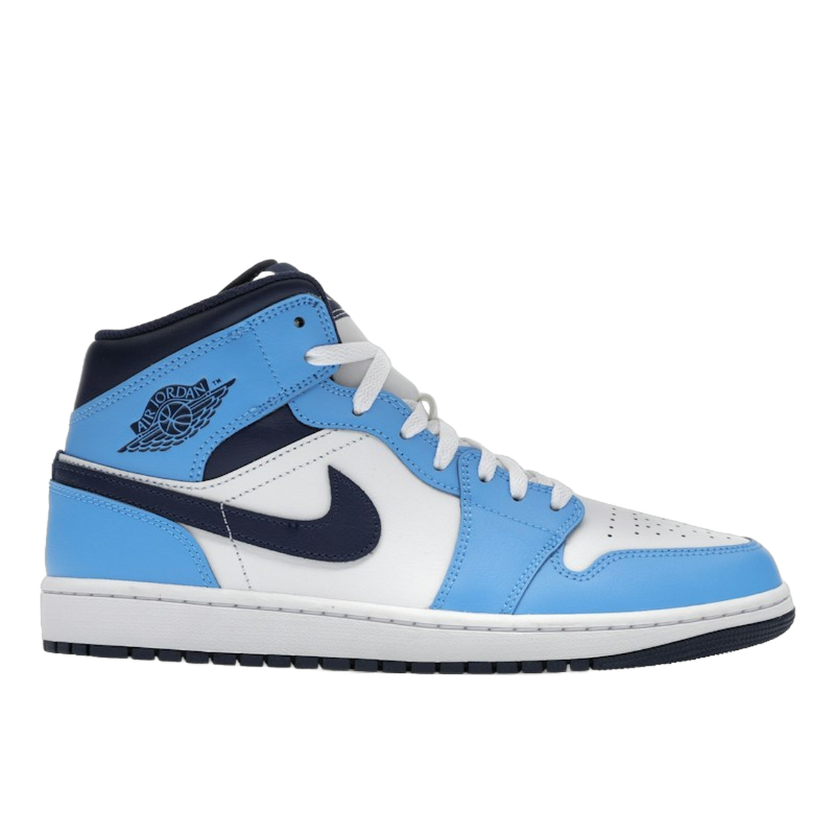 Jordan 1 Mid University Blue Midnight Navy — kolab