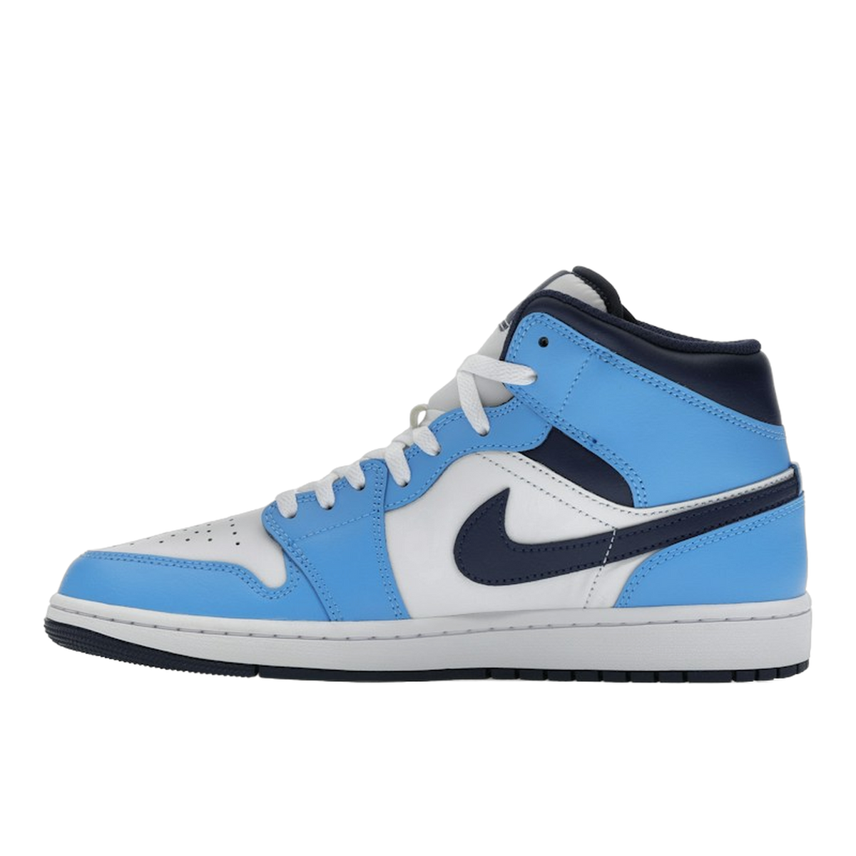 Jordan 1 Mid University Blue Midnight Navy — kolab