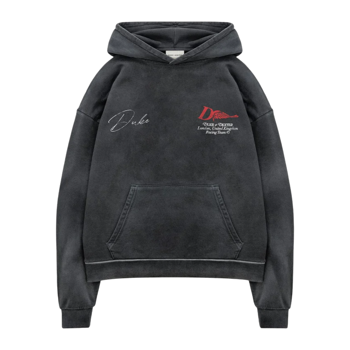 DR1 HELMET WASHED BLACK HOODIE