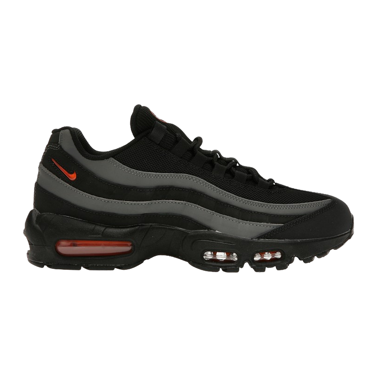 Nike Air Max 95 Black Grey Safety Orange — kolab