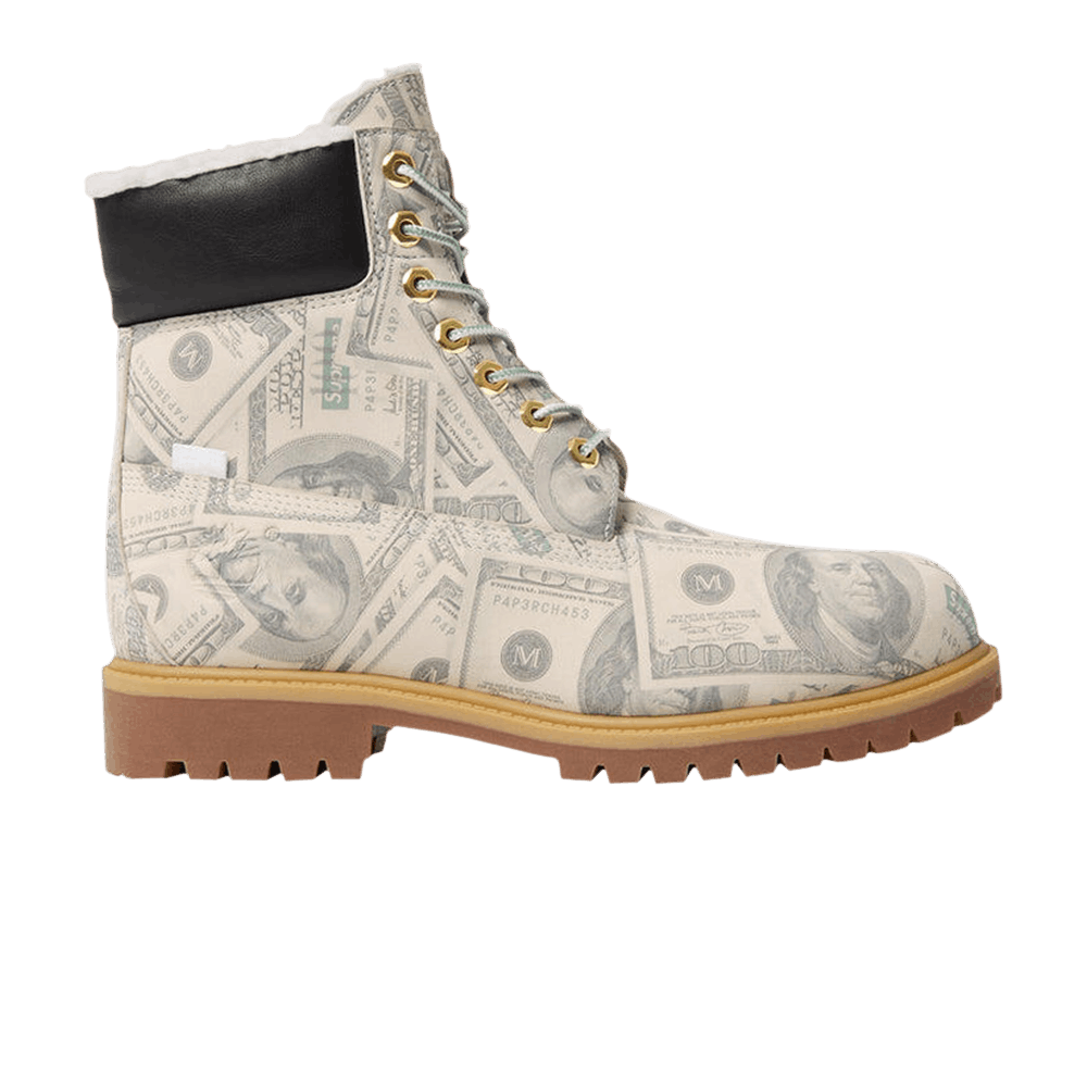 Timberland 6" Premium Waterproof Boot Supreme x MM6 Maison Margiela $100 Bills