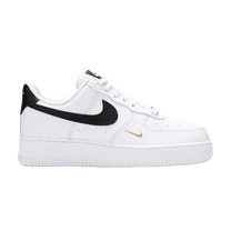 Air Force 1 Low &#39;07 Essential White Black Gold Mini Swoosh