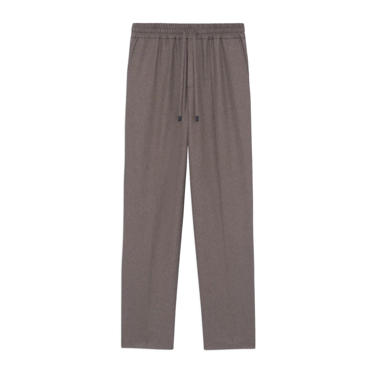 Elastic Waist Flannel Pants