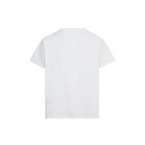 Embroidered Paisley Tee Off White, back