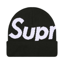 Supreme Big Logo Beanie 'Black'