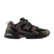 New Balance 530 Black Metallic Plum Brown