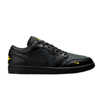 Jordan 1 Low Black Elephant Print