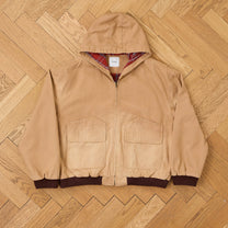 Faded Canvas Work Hoodie Sand, detail 1