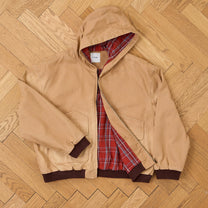 Faded Canvas Work Hoodie Sand, detail 2