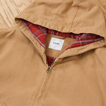Faded Canvas Work Hoodie Sand, detail 3