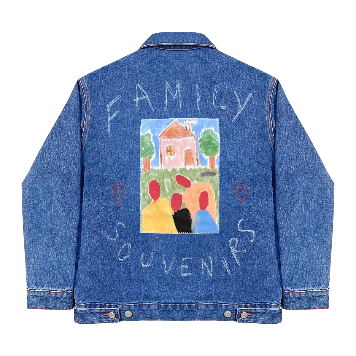 Family Souvenir (Blue) Denim Jacket