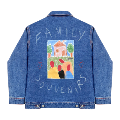 Family Souvenir (Blue) Denim Jacket