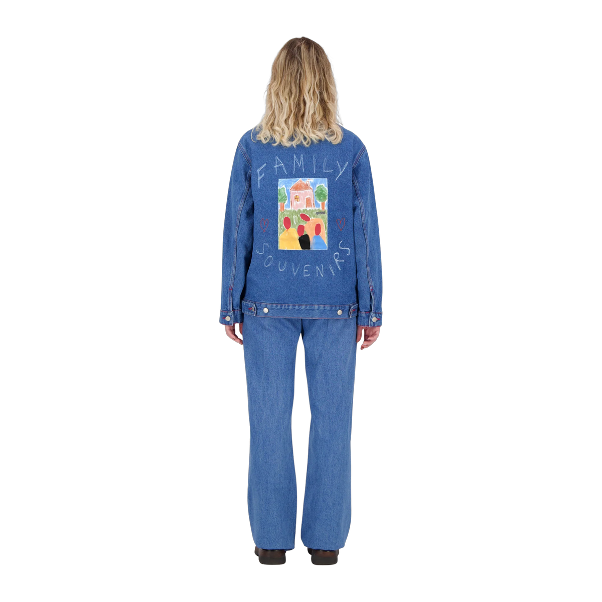 Family Souvenir (Blue) Denim Jacket