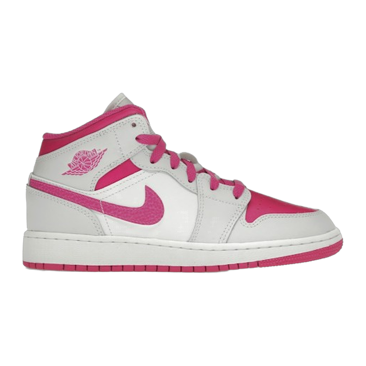 Jordan 1 Mid Fire Pink (GS) — kolab