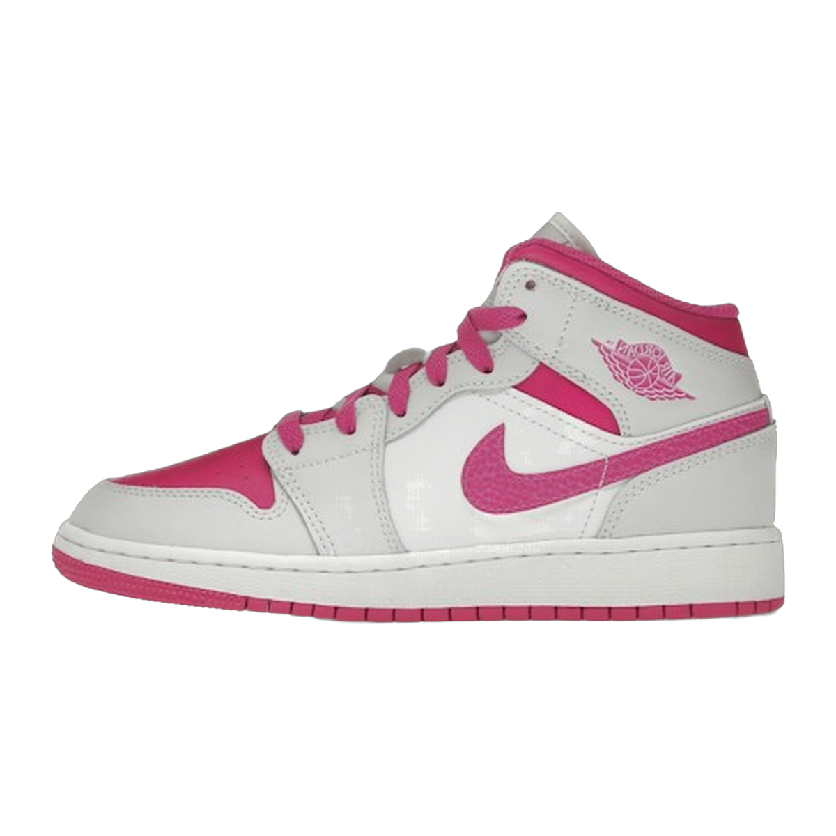 Jordan 1 Mid Fire Pink (GS) — kolab