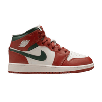 Jordan 1 Mid Redstone Midnight Green (GS)