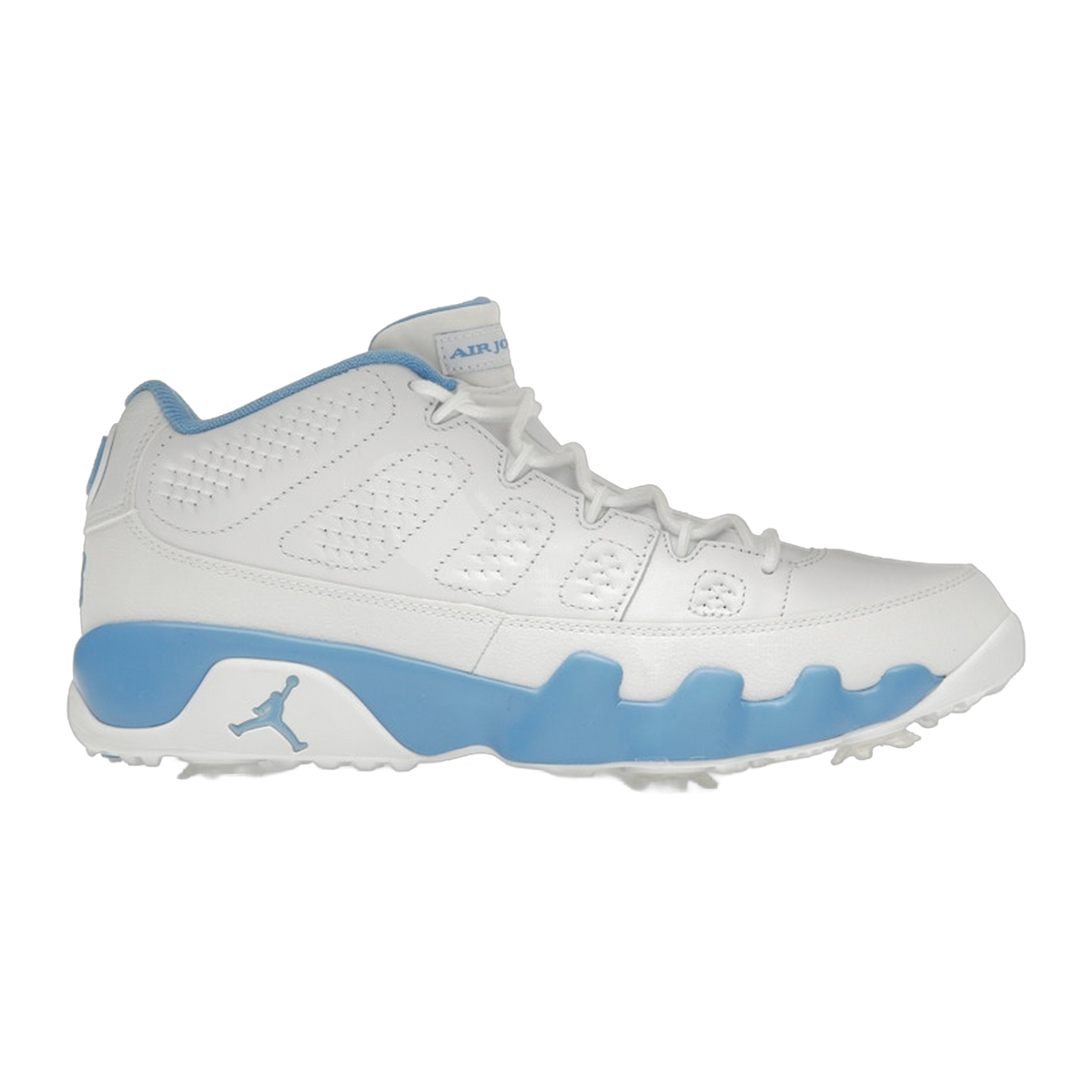 Jordan 9 Retro Low Golf White University Blue — kolab