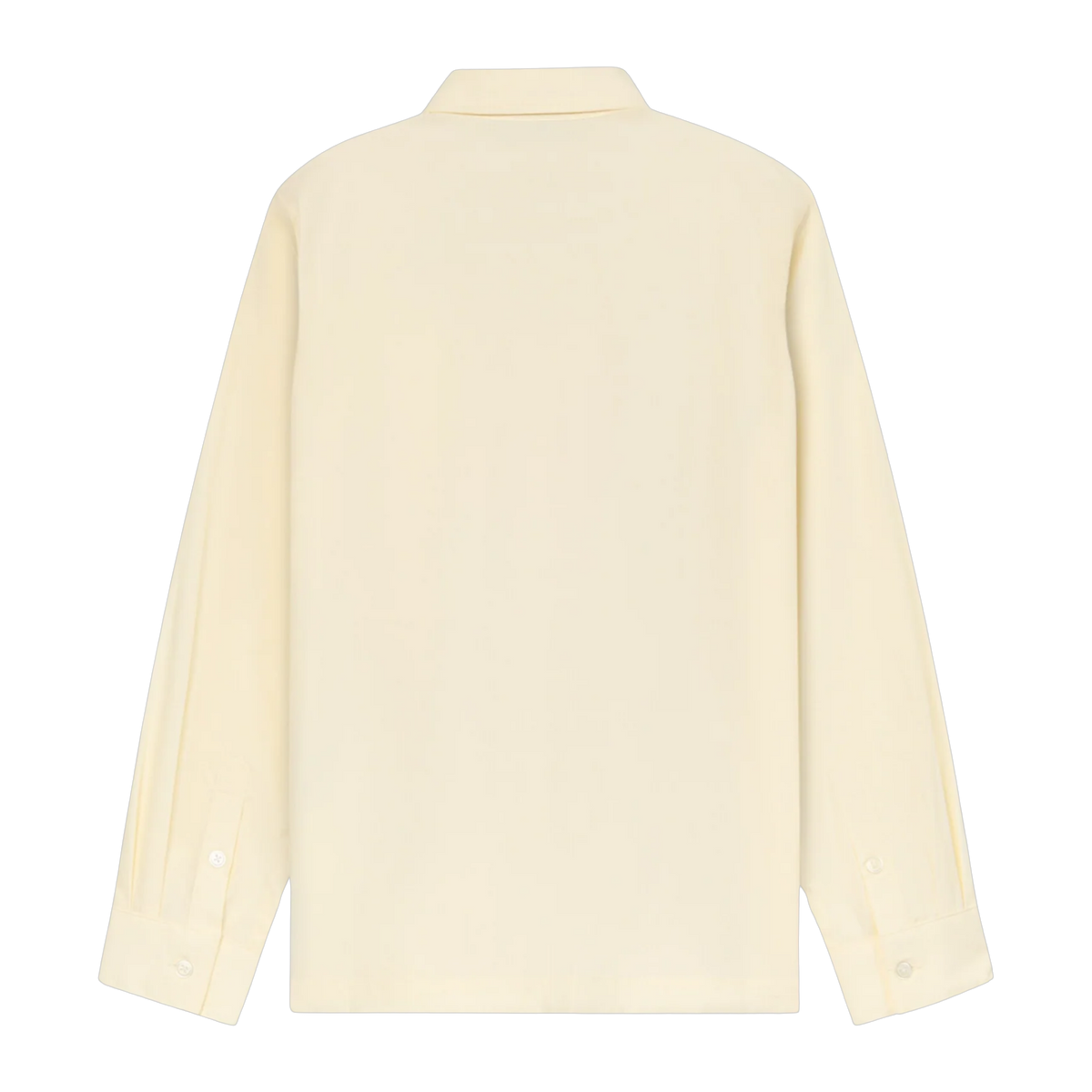 Flower Applique Button Up Shirt White