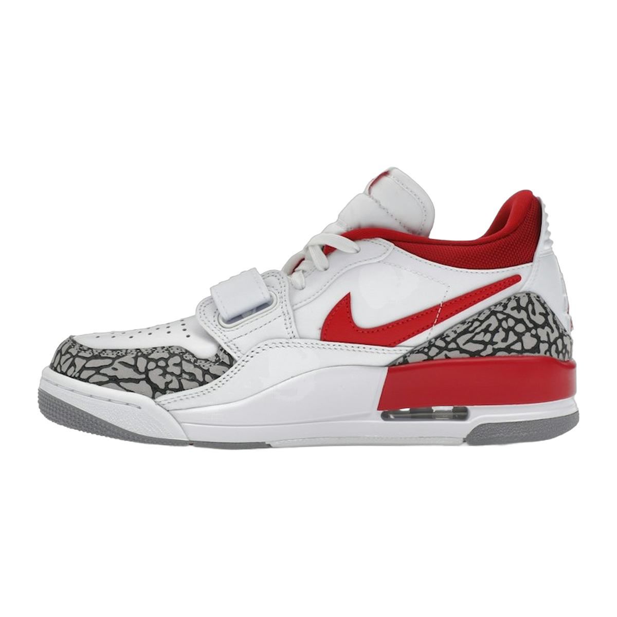 Jordan Legacy 312 Low White Cement Gym Red — kolab