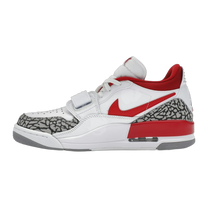 Jordan Legacy 312 Low White Cement Gym Red — kolab