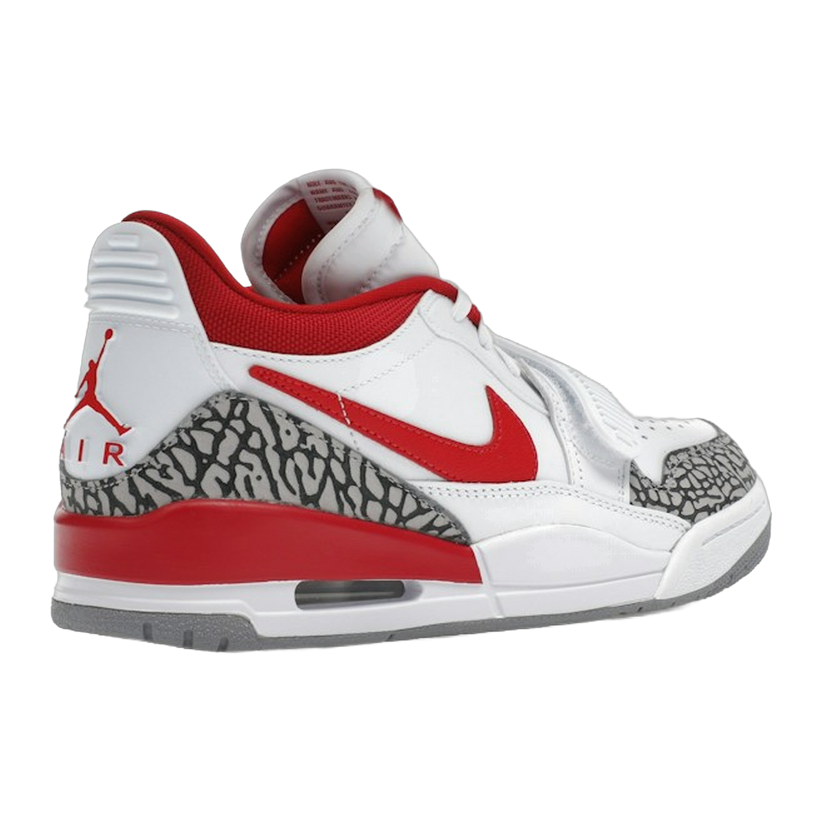 Jordan Legacy 312 Low White Cement Gym Red — kolab