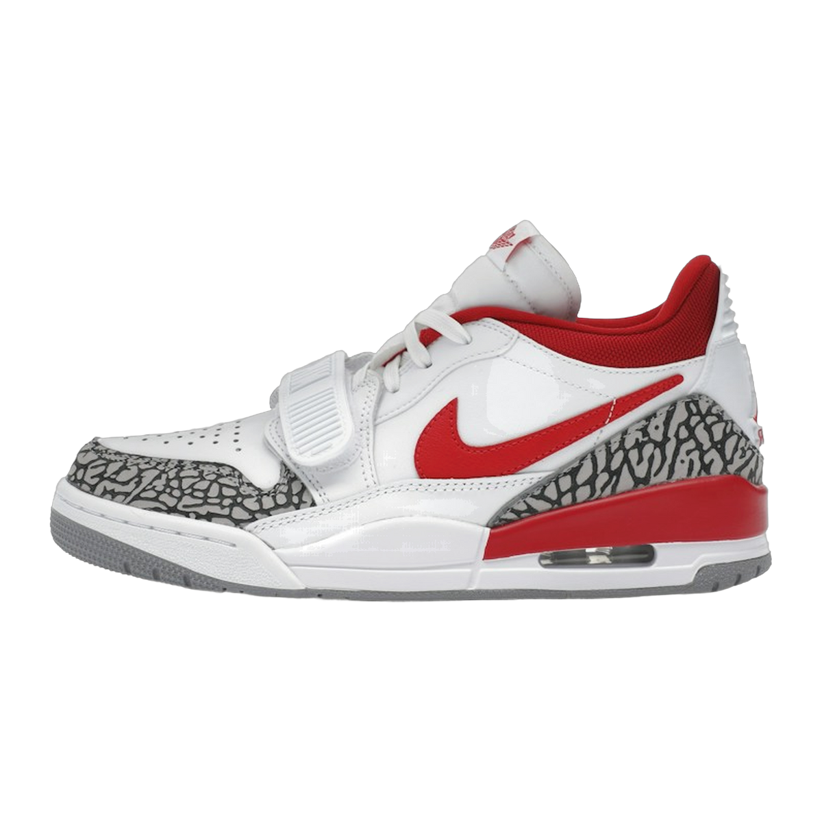 Jordan Legacy 312 Low White Cement Gym Red — kolab
