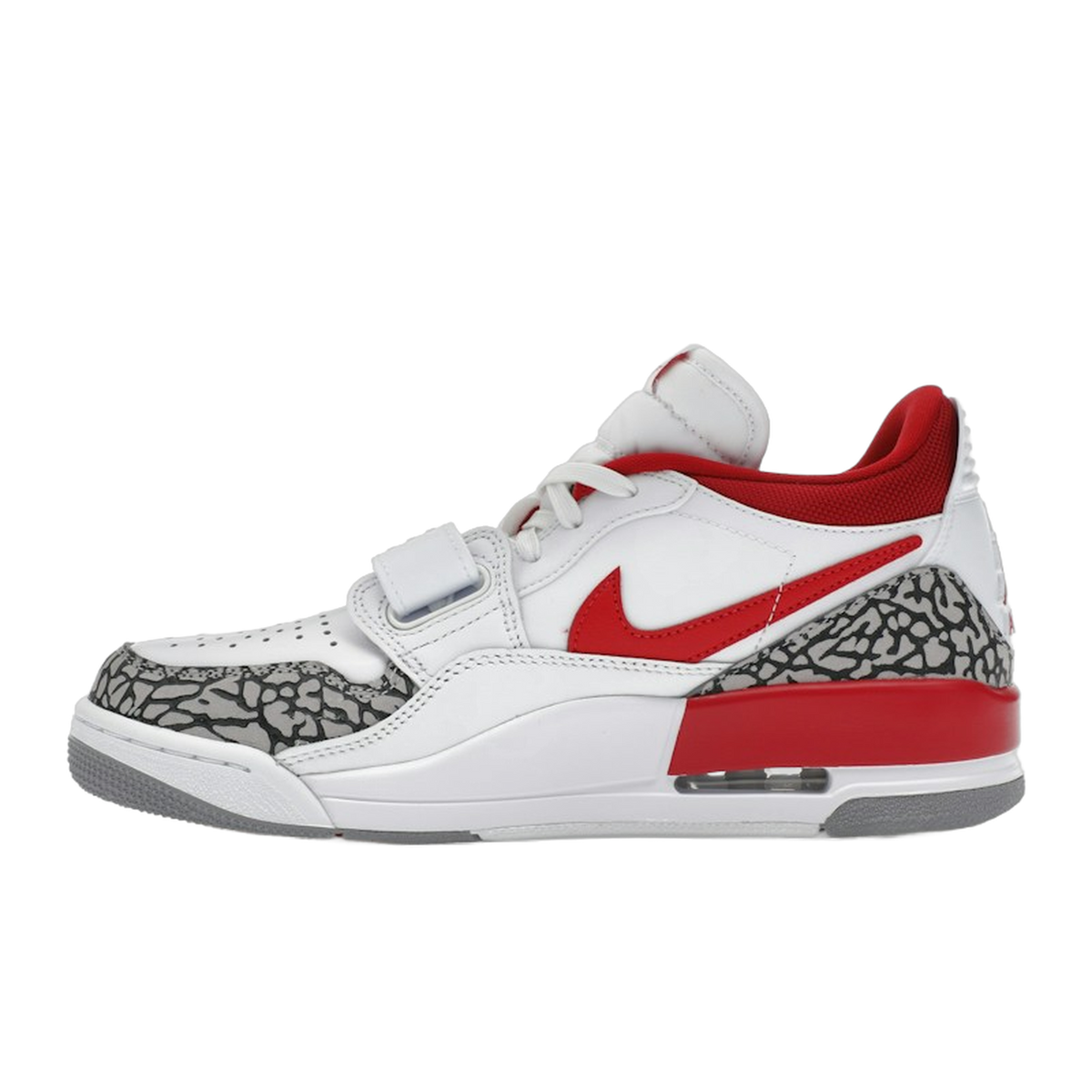 Jordan Legacy 312 Low White Cement Gym Red — kolab