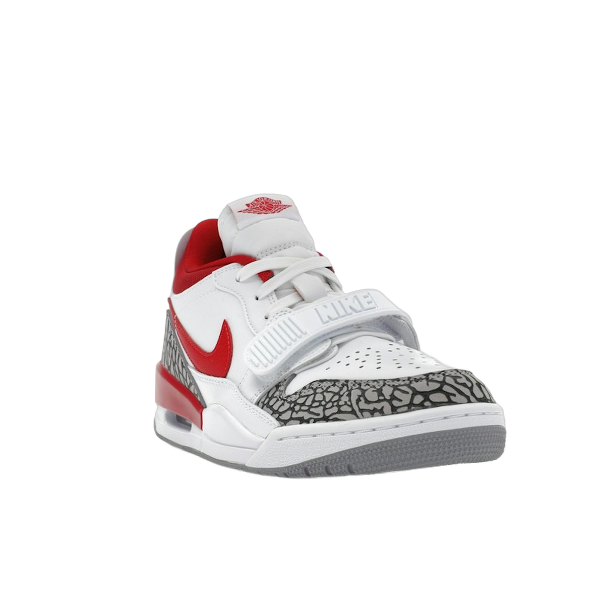 Jordan Legacy 312 Low White Cement Gym Red — kolab