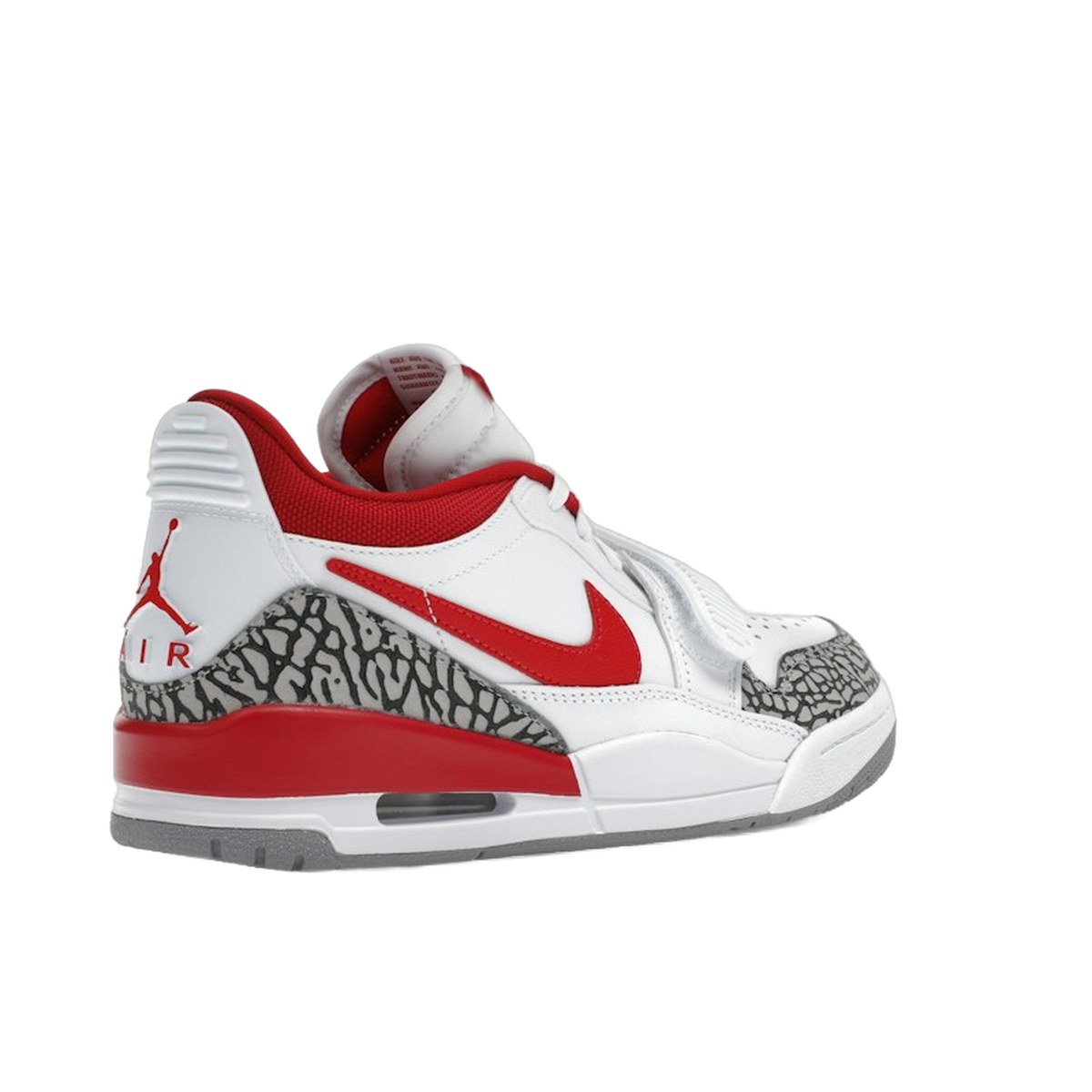 Jordan Legacy 312 Low White Cement Gym Red — kolab