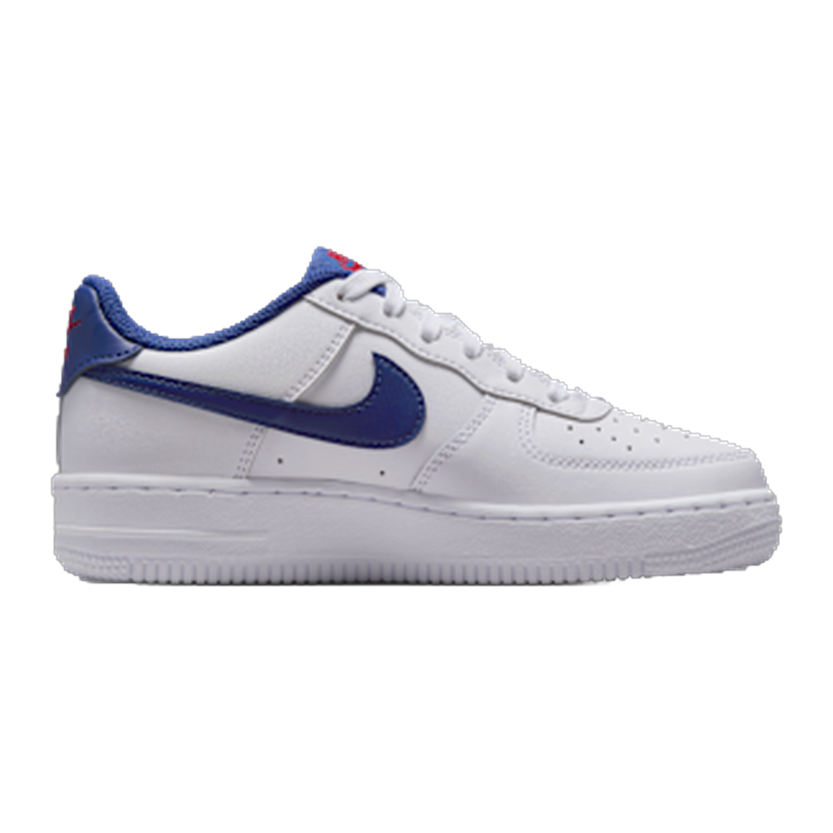 Nike Air Force 1 White Deep Royal Blue GS — kolab