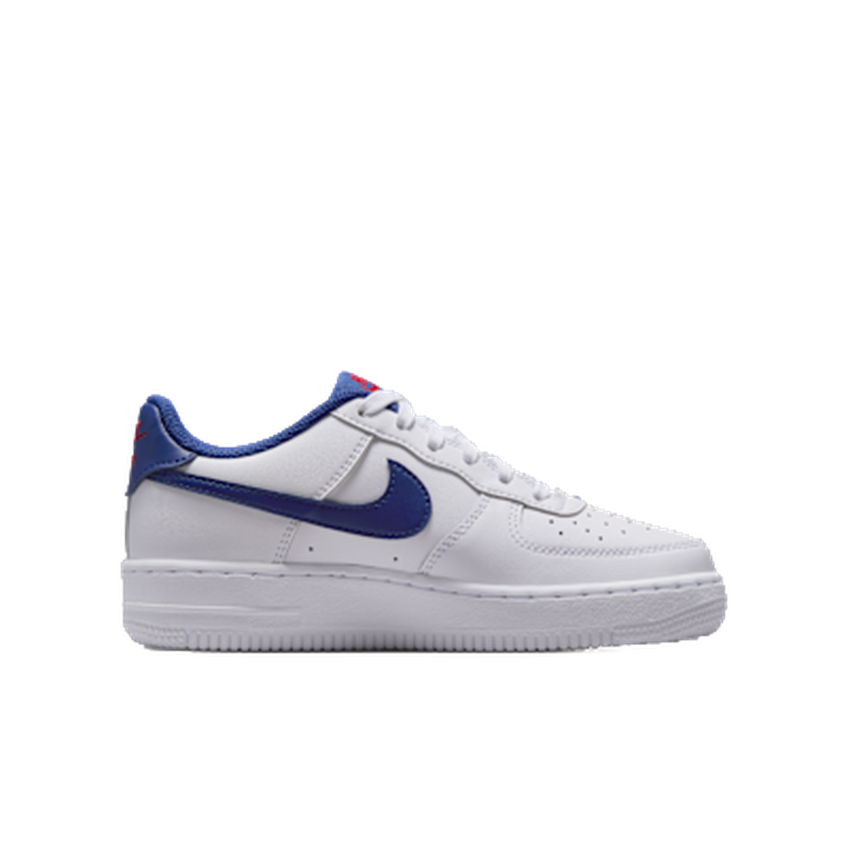 Nike Air Force 1 White Deep Royal Blue GS — kolab