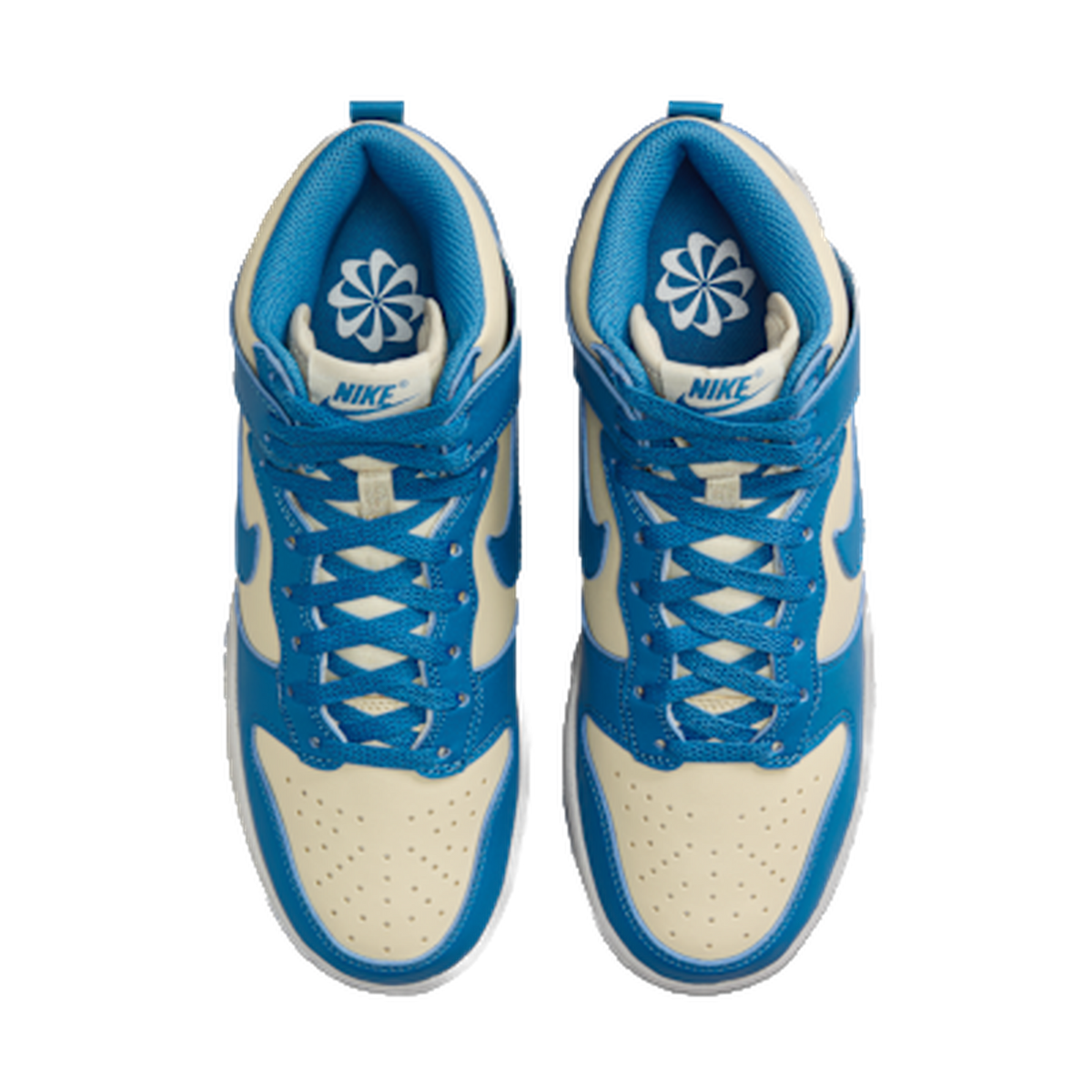 Nike Dunk High Next Nature Light Khaki Star Blue — kolab