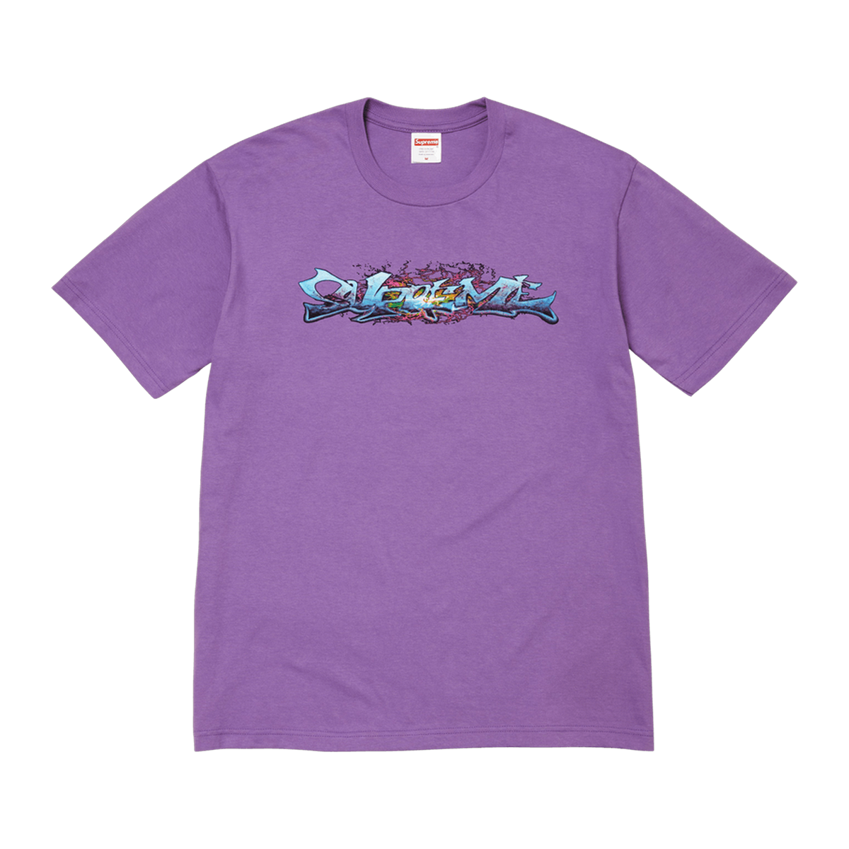 Supreme Tag Tee 'Purple'