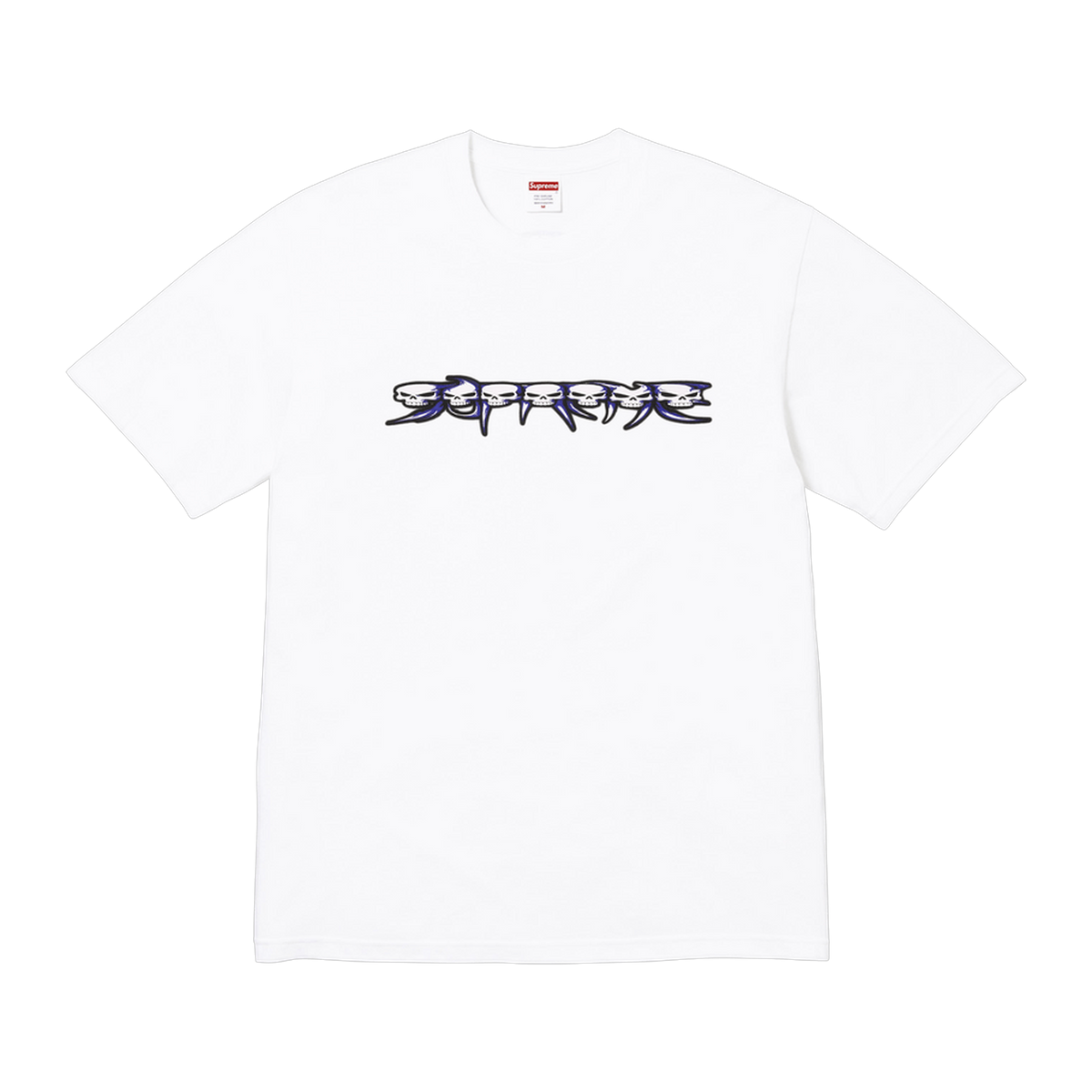 Supreme Skulls Spellout Tee 'White'